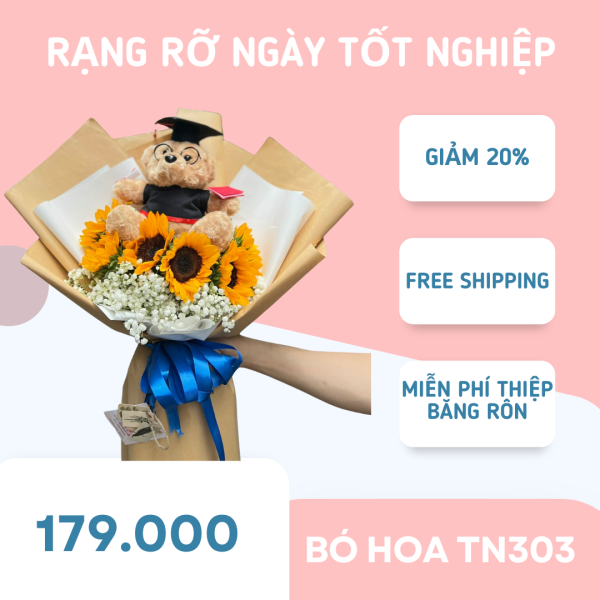 Bó hoa tốt nghiệp